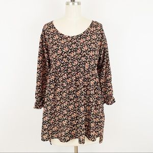 Elodie Baby Doll Floral Cottagecore Tunic Dress‎